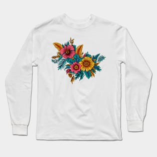 Colorful flowers. Long Sleeve T-Shirt